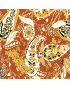 Faille Estampada 140 Paisley Naranja Shedron