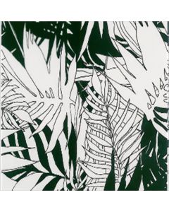 Shiffon Stripe Palma Negro
