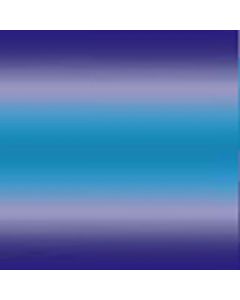 Shiffon Pegasus Degradado Cenefa Doble Azul Turquesa