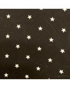 Shiffon Crepe Estrellas Negro