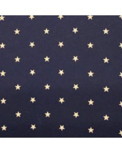 Shiffon Crepe Estrellas Azul Marino