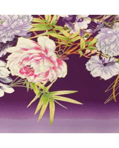Shiffon Crepe Cenefa Morado Uva