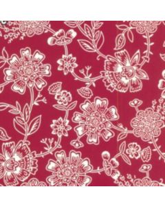 Smock Mediano .75 m Flor Étnica Rojo