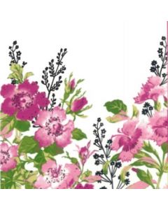 Smock Mediano .75 m Flor Cenefa Hueso