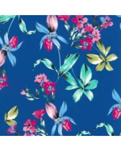 Smock Extra Grande 1.40 m Botánico Azul Turquesa