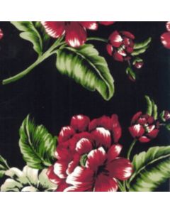 Smock Extra Grande 1.40 m Flor Grande Negro