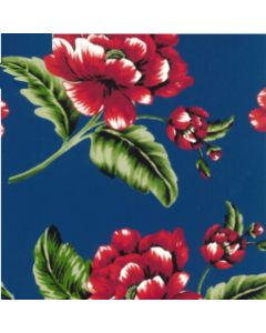 Smock Extra Grande 1.40 m Flor Grande Azul Rey