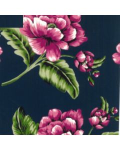Smock Extra Grande 1.40 m Flor Grande Azul Marino
