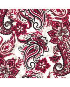 Smock Grande .90 m Paisley Rojo