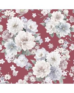 Decoración León Flor Rosa Palo