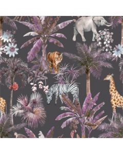 Decoración Leon Safari Morado Lila