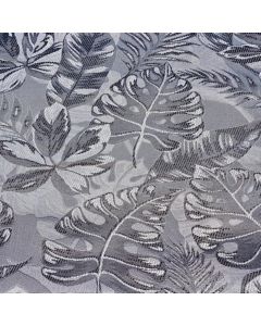 Decoración Jackard Royal Palmas Gris Oxford