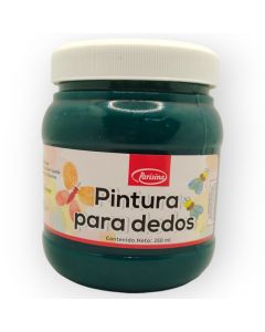 Pintura para Dedos Verde Brillante L-022L23