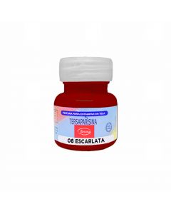 Pintura Tersa Parisina Rojo Escarlata No.8 de 30 ml