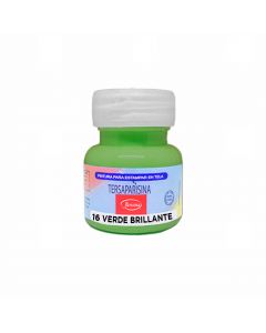 Pintura Tersa Parisina Verde Brillante No.16 de 30 ml