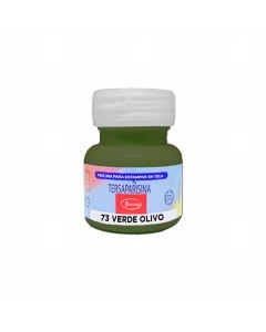 Pintura Tersa Parisina Verde Olivo No.73 de 30 ml