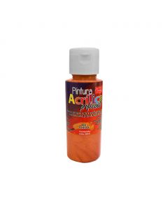 Pintura Acrílica Profesional Metálica Naranja Tornasol