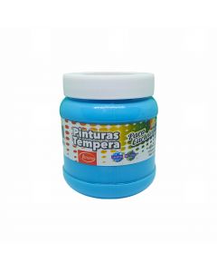 Pintura Témpera Parisina Azul Electrico No.118 de 250 ml