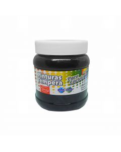 Pintura Témpera Parisina Negro No.128 de 250 ml