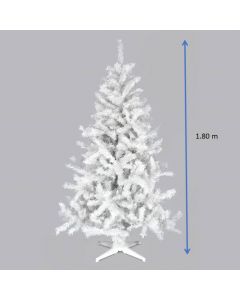 Arbolito de Navidad Colorado Parisina Blanco 1.80 m