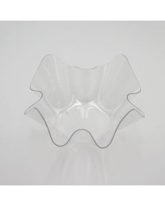 Recipiente de Plástico Transparente 22.5 x 22.5 x 12 cm