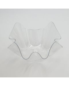 Recipiente de Plástico Transparente 13 x 13 x 7 cm