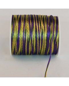 Cordón Cola de Rata Multicolor Morado 3 mm