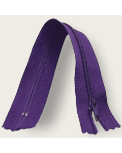 Cierre Sencillo Morado 18 cm