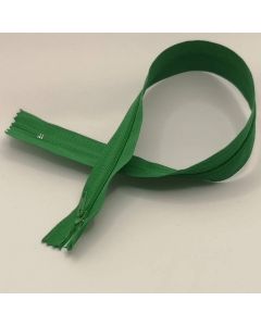 Cierre Sencillo Verde Bandera. 35 cm