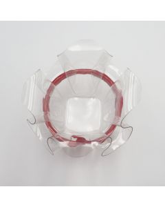 Recipiente de Plástico Transparente 19.5 x 19.5 x 14 cm