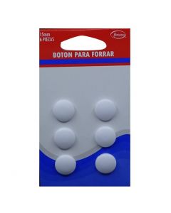 Botón para forrar 15 mm