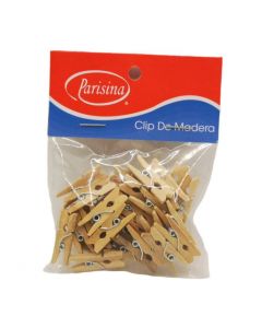 Pinza de Madera Natural 2.5 cm Mini