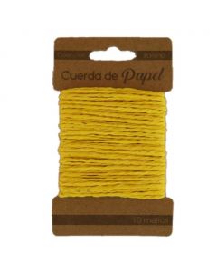 Cuerda de Papel Amarillo 2 mm