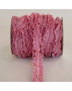 Elástico Microchet Combinado Rosa Fuerte