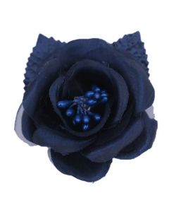 Rosa de Organza Azul Marino EG
