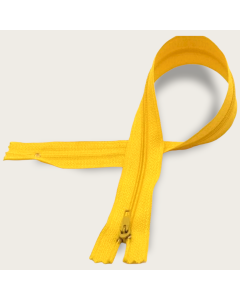 Cierre Sencillo Amarillo Mango. 35 cm