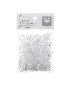 Gota De Lluvia De Acrilico Transparente M340