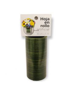 Hojas en rollo Verde 10 cm x 5 m