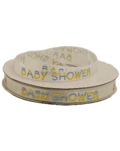 Listón Satinado Baby Shower Azul