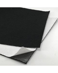 Fieltro con Adhesivo Liso Negro 23 x 30.5 cm