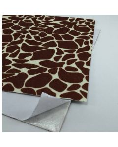 Fieltro con Adhesivo Estampado Animal Print Jirafa 23 x 30.5 cm