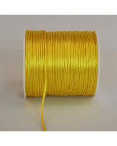 Cordón Cola de Rata Amarillo Mango 3 mm