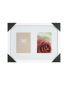 Portarretrato Decorativo Multiple Blanco 11" x 15"