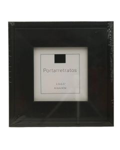 Portarretrato Decorativo Mini Negro 8.9 x 8.9 cm Mod.F453719R22-3.5