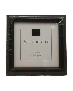 Portarretrato Decorativo Mini Negro 8.9 x 8.9 cm Mod.F521411R22-3.5