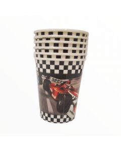 Vasos de Cartón Coche Carreras