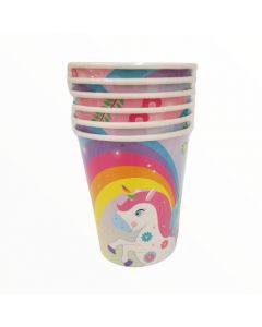 Vasos de Cartón Unicornio