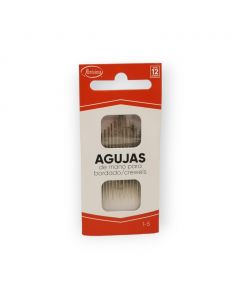 Aguja para coser a mano 1 a 5 Para Bordado - Crewels