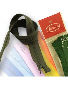 Paq. de Cierre de Nylon Verde Militar 50 cm