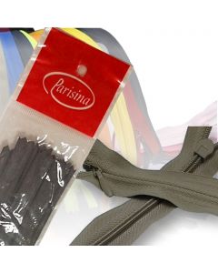 Paq. Cierre Invisible Gris Claro 35 cm